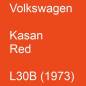 Preview: Volkswagen, Kasan Red, L30B (1973).